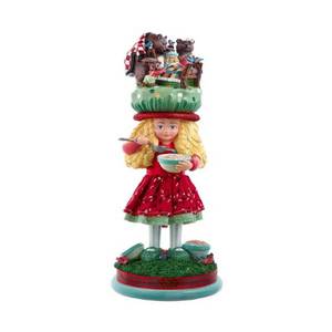 lot 15736 image: Kurt Adler 15.5-Hollywood Goldilocks Nutcracker hat needs glue