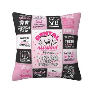 lot 16059 image: Dental Assistant Week Gifts for Women, Dental Assistant Gifts, Gifts for Dental Assistants, Dental Assistant Gifts for Women Throw Pillow Covers 18 x 18