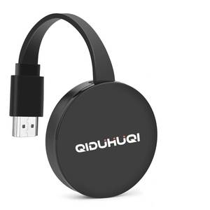 lot 16077 image: 4K Wireless Display Adapter,Screen mirroring Adapter for tv for i-OSAndroidi-PhoneTablet L-aptop to H-DTV Monitor Projector, Support Air-Play DLNA Miracast (Carbon Black)