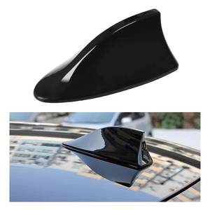 lot 16088 image: Shark Fin Antenna Cover for Car, Automotive Top Roof Aerials AMFM Radio Signal Base, Vehicle Shark Fin Shape Cover with Adhesive Tape, Car Accessories Universal for Most Sedan, SUV, Van (Black)