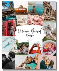 lot 16108 image: Lamare Vision Board Book - 1000 Aesthetic Vision Board Images & Motivational Quotes, Vision Board Supplies, Vision Board Kit, Collage Book for Manifestation, Self Care & Goal Setting