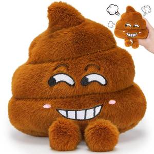 lot 16113 image: SnugBibble Farting Poop Plush Toy �� Funny Poop Toy with 30 Hilarious Fart Sounds, Soft & Durable Gag Gifts for Kids, Pets, and Pranks �� Great D�cor for Home, Office, or Parties