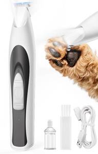 lot 16135 image: oneisall Low-Noise Dog Paw Trimmer with LED Light, Paw Trimmer for Dogs &Cats 0.8inch20mm Wide Blade, 35dB Cordless Electric Pet Paw Grooming Clippers for Paws, Ears, Face, Rump