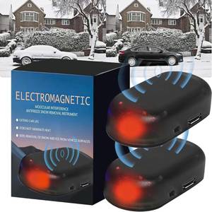 lot 16142 image: 2 PCS Electromagnetic Car Snow and Ice Removal Device, Anti-Freeze Technology, Molecular Interference System for Vehicle Surfaces