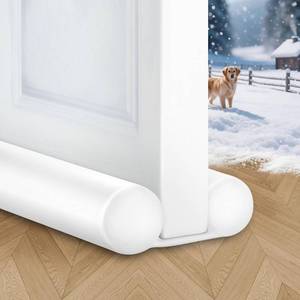 lot 16158 image: MAXTID 32 Door Draft Stopper White Door Air Draft Stopper Breeze Wind Blocker Bedroom Must Haves 2024 Door Stoppers for Bottom of Door Small Apartment Doors Essentials