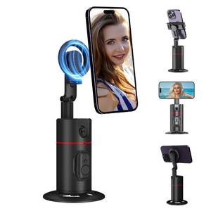 lot 16181 image: Auto face Tracking Tripod Magnetic Phone Tripod for TikTok Vlog - 360 Rotation Stand with Face Tracking Technology