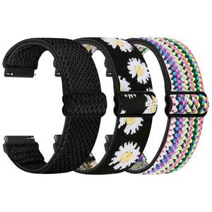 lot 16182 image: TumpCez Quick Release Watch Band - Choice of Width -18mm 19mm 20mm 22mm 24mm Watch Bands, Solo Loop Adjustable Elastic Nylon Watch Straps Replacement Wristband for Men Women