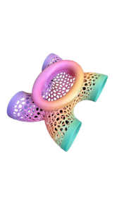 lot 16191 image: 3D Printed Rainbow Gradient Hair Separator