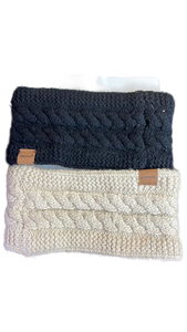 lot 16196 image: Hatromm Winter Warm Knit Headband 2Pk