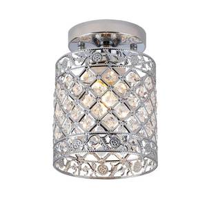 lot 16205 image: Create For Life� Mini Style Modern Decor Crystal Flush Mount Ceiling Light Fixture Crystal Chandeliers Light Ceiling Lamp for Hallway, Bar, Kitchen, Dining Room, Kids Room (6 inch Shade Dia)