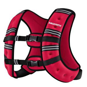 lot 19564 image: PACEARTH Weighted Vest,6lb8lb10lb12lb16lb20lb25lb30lb Weight Vest with Reflective Stripe, Body Weight Vests for Women, Men, Weight Loss Workout, Strength Training, Running, Walking, Jogging