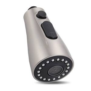 lot 20434 image: Kitchen Faucet Head Replacement Compatible with Moen 191004 �� Durable ABS & Silicone Nozzle for Easy Installation and Limescale Prevention (Brushed Nickel)