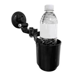 lot 20439 image: Sylvil Recessed Folding Cup Drink Holder, Premium Quality Sturdy Folding Car Console Bottle Can Holder, Adjustable Automotive Drink Holder with Suction Cup, Car Accessories