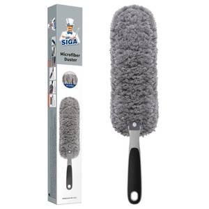 lot 20445 image: MR.SIGA Lint Free Microfiber Duster, Washable Duster for Household Cleaning Gray