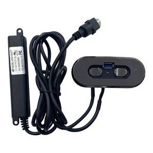 lot 20446 image: Power Recliner Kaidi 4 Button 5 Pin Switch Model KDH115-017 Hand Control Controller with USB Port for Electric Sofa