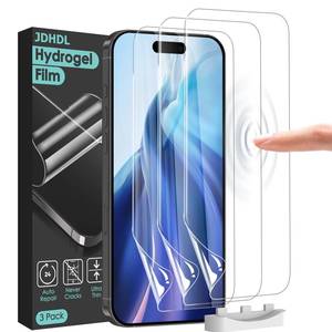 lot 20496 image: JDHDL 3 Pack Flexible Film for iPhone 17 Pro Max Screen ProtectorNOT GLASS, Non-breakable Soft TPU Hydrogel Film for iPhone 17 Pro Max, Invisible Thin, Scratch Resistant, Self-Healing (2 pack only)