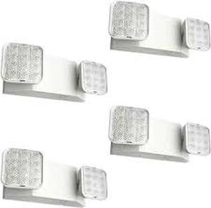 lot 1716 image: Two Square Head Emergency Light 4 Pack