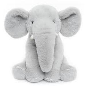 lot 4309 image: Gray Elephant Plush Stuffed Animal Toy