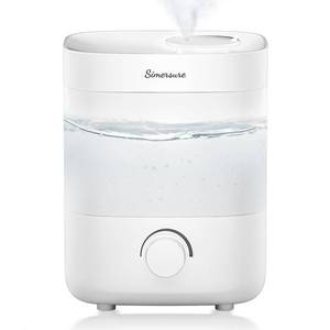 lot 3351 image: SimerSure Top Fill Humidifier, 2L Water Tank for Bedroom, 28H Long Lasting White Air Humidifier for Large Room, Ultra Quiet 25dB Cool Mist for Baby, Plants, Office, Easy to Clean & Fill