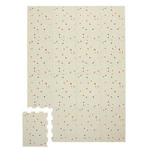 lot 3413 image: 3 Sprouts Baby & Kids Eva Foam Puzzle Mat - Terrazzo Cream