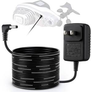 lot 4417 image: Gulfmew 30FT Outdoor Weatherproof Cord Compatible with AcuRiteAtlas Weather Station, Replacement for 06073M Power Adapter, Eliminates Batteries for Continuous Power