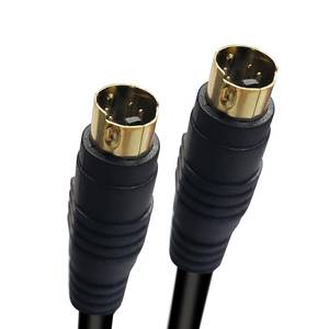lot 4477 image: HTDYOO S Video Cable, S-Video Cable 4 pin Connector Male to Male Gold Plated Compatible with DVD Player, Home Theater, DSS receivers, VCRs, DVRsPVRs - 3.28FT
