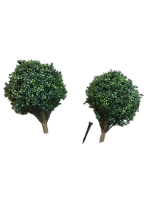 lot 5446 image: Artificial Bishes Set of 2