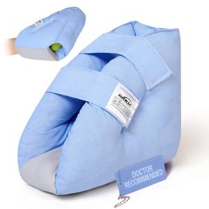 lot 5463 image: DRKLC Heel Protector for Pressure Sores, Adjustable Heel Cushion Boot for Elderly Bedridden, Foot Support Pillow for Surgery Recovery, Ankle Pressure Ulcer Pad for Bed & Wheelchairs