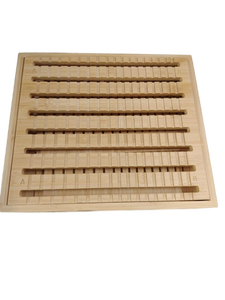 lot 5465 image: Wooden Bread Slicing Guide Set with Storage Box