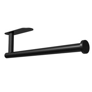 lot 6120 image: DEKAVA Paper Towel Holder Under Cabinet Wall Mount for Kitchen Towel, Self-Adhesive Bar, Rack, SUS304 Stainless Steel 13 inch (BlackA, 1)