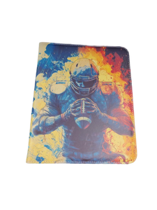 lot 6198 image: JIFTOK Football Card Binder with Colorful Cover Design