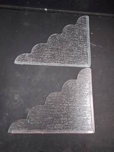 lot 6204 image: Clear Acrylic Step Display Stands Set