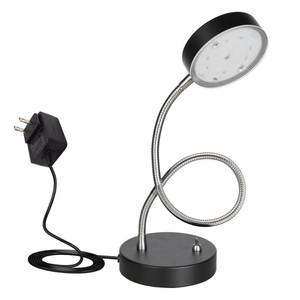 lot 11764 image: MingBright 19.25 Flexible Gooseneck LED Desk Lamp, Plun-in Table Light with Stable Base, 4.5W 260LM 4000K, 65�� Cord Small Desk Light for Home Office, Study, ETL Listed