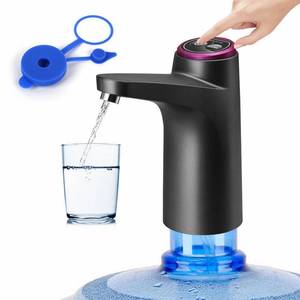 lot 11833 image: HiPiCok Water Pump for 5 Gallon Jug, 5 Gallon Water Dispenser, USB-C Charging Water Dispenser, Electric Water Pump for 3 Gallon Bottle, Black
