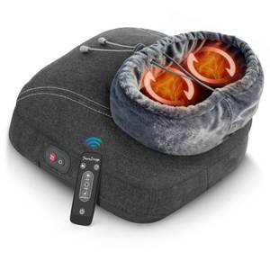 lot 11842 image: THERAZZAGGE Shiatsu Foot Massager with Heat, Heated Foot Massager for Neuropathy, Foot Warmer, 2 Heat Levels, Remote Control, FSA Eligible HSA Store Eligible