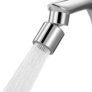 lot 12004 image: Hibbent NSFANSICAN 61 Certified Faucet Aerator, CUPC Certification 360° Twist Kitchen Sink Aerator, Dual-function Sink Sprayer Attachment, Faucet Replacement Part 5564 Female Thread, Chrome