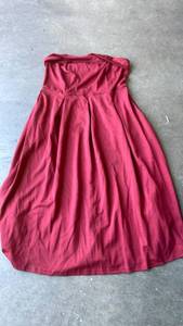 lot 12025 image: PrettyGarden Pink Strapless Dress Size XXL And Parthea For Girls Strapless Dress Size XL