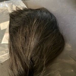 lot 12033 image: Deluxe Wig Cap Set with Dark BrownBlack   Hairpiece 10��
