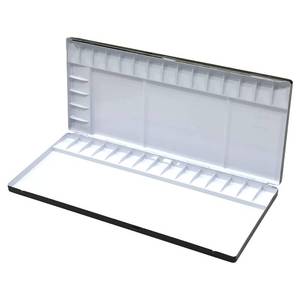 lot 12043 image: Color Around Aluminum Watercolor Palette 35 Well (13.8 x 5.9 x 0.9)