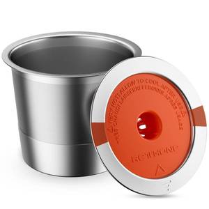 lot 12067 image: RETHONE Reusable K Cups and Coffee Pods, Stainless Steel K Cups Compatible with Keurig 2.0 and 1.0 Coffee Makers machine BPA-Free Refillable Coffee Filters (1)