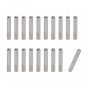 lot 12160 image: uxcell 3x15mm Dowel Pins, 50pcs 304 Stainless Steel Round Head Flat Chamfered End Dowel Pin Bunk Bed Pins Shelf Pegs Support Shelves Fasten Elements