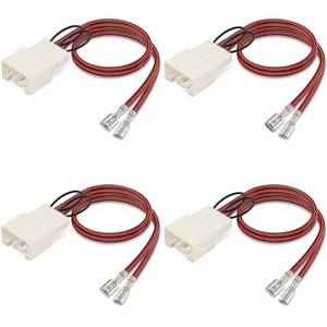 lot 12165 image: 4 Pcs Professional 72-5602 Speaker Harness,Thicker Longer Speaker Wire Harness Replacement Adapter Connector,72-5602 Audio Cable for Ford F150 Escape Focus Fusion Explorer Edge Mazda