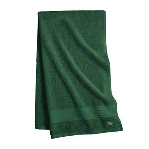 lot 12411 image: Lacoste Heritage 100% Supima Cotton Bath Towel, Croc Green, 30 x 54 �� Highly Absorbent & Quick Drying, Premium Super Soft Bath Towel, Bathroom Essential, Gift for All Occasions, Machine Washable