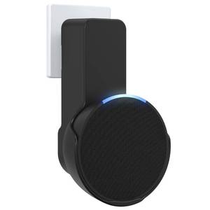 lot 12414 image: Maxonar Pop Wall Mount, Outlet Wall Mount Speaker Holder No Screws and Drill Needed Cable Hidden Storage Compatible with Google Nest, Pop- Black