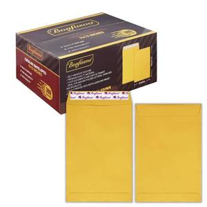 lot 13771 image: Bonfasvo 300 Pack 9x12 Brown Catalog Envelopes Peel & Seal Security Mailing Envelopes 120GSM Kraft Paper self Seal Envelopes for Invitations Papers Photos Documents Pictures Papers Files