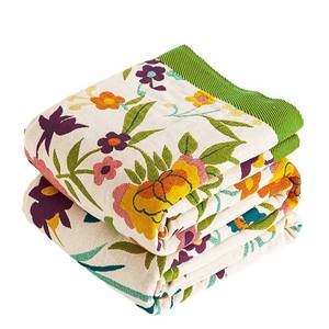 lot 14236 image: VANJOROY Boho Throw Blanket for Bed, 100% Organic Cotton Breathable Ultra Soft 60 x 80 Quilt Throw - All Season Floral Rustic Farmhouse Decor Luxury Reversible Blanket for Sofa Couch Chair and Gift