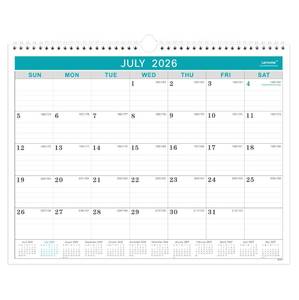 lot 14311 image: Calendar 2026-2027, 18 Months from July 2026 to December 2027,11.5 x 14.6, Wall Calendar 2026-2027 with Julian Date, Perfect for Office & Home