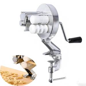 lot 14313 image: ycxmjyr Manual Cavatelli Pasta Maker, Heavy-Duty Aluminum, Easy Operation, Non-Stick, Compact for Home Kitchen Gnocchi