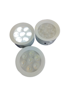 lot 14373 image: AMETHEUS Picture Lights for Wall, 2000mAh Rechargeable Magnetic Art Lights with 3 Color Temps & RGB, Remote Dimmable Battery Operated Wall Light for Bedroom, Living Room, Gallery (White, 3 Pack)