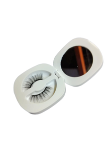lot 14386 image: LASHVIEW Aurora Magnetic Eyelash Kit with Mirror Case